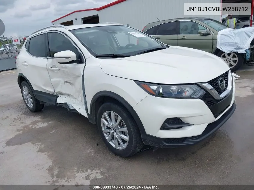 2020 Nissan Rogue Sport Sv Fwd Xtronic Cvt VIN: JN1BJ1CV8LW258712 Lot: 39933748