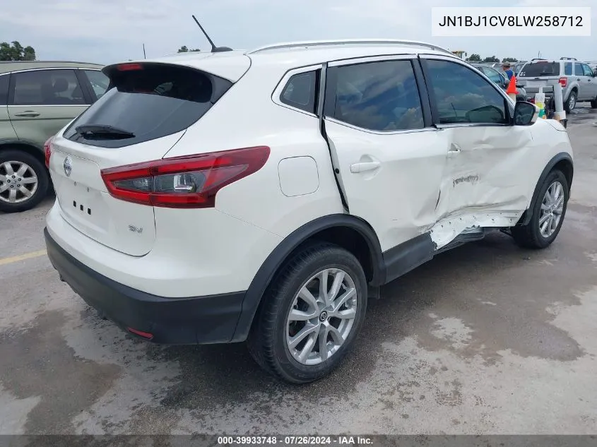 JN1BJ1CV8LW258712 2020 Nissan Rogue Sport Sv Fwd Xtronic Cvt