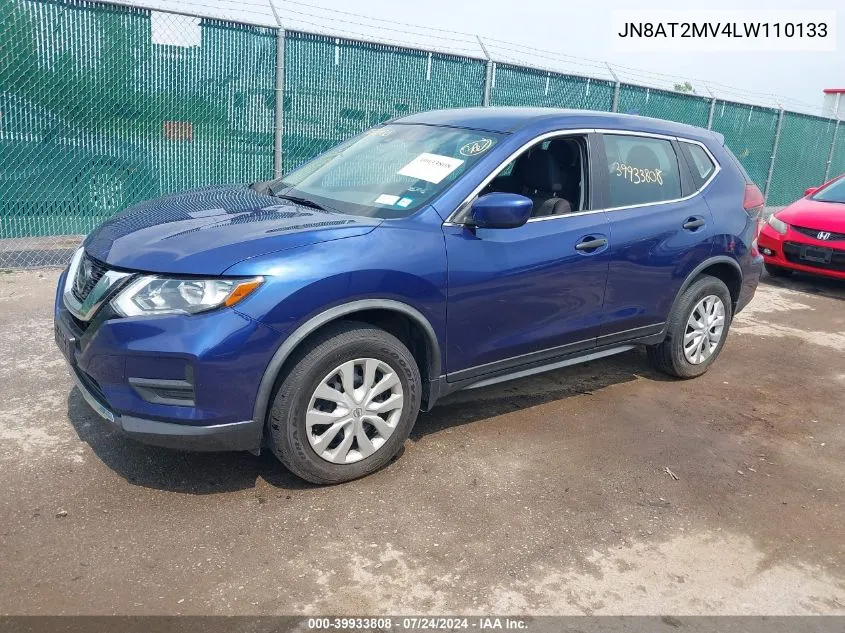 2020 Nissan Rogue S Intelligent Awd VIN: JN8AT2MV4LW110133 Lot: 39933808