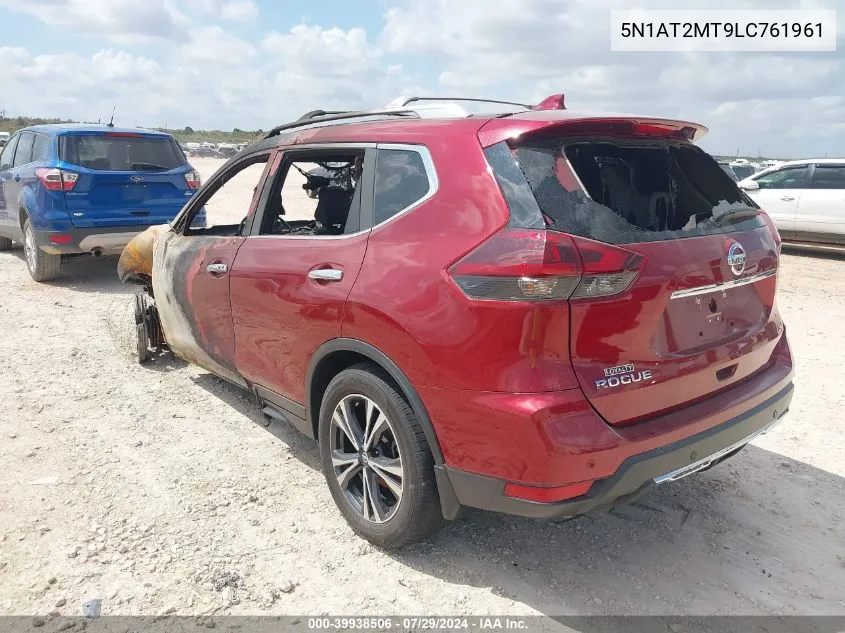 2020 Nissan Rogue Sv Fwd VIN: 5N1AT2MT9LC761961 Lot: 39938506