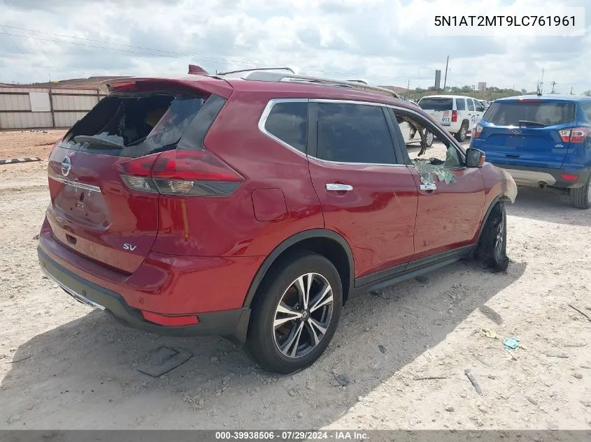 2020 Nissan Rogue Sv Fwd VIN: 5N1AT2MT9LC761961 Lot: 39938506