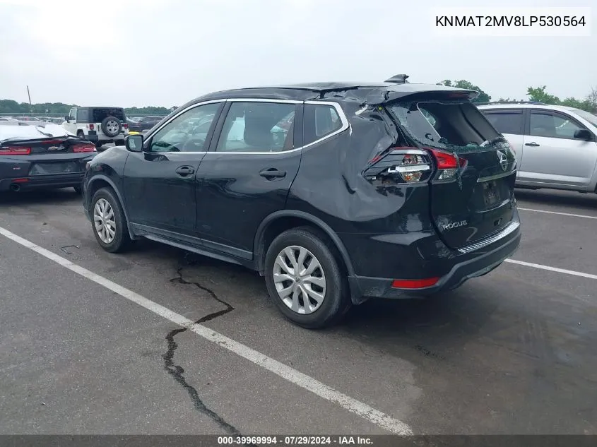 2020 Nissan Rogue S/Sv VIN: KNMAT2MV8LP530564 Lot: 39969994