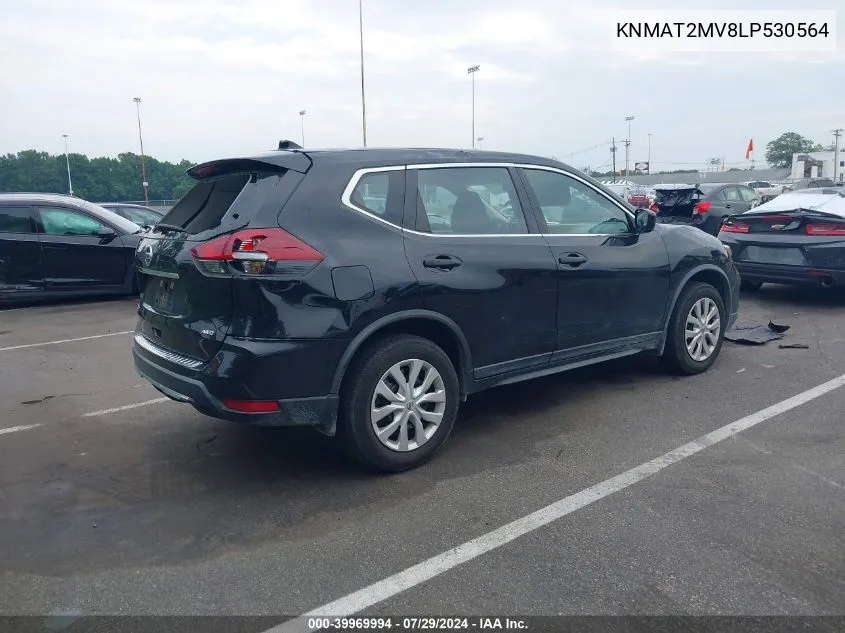 2020 Nissan Rogue S/Sv VIN: KNMAT2MV8LP530564 Lot: 39969994