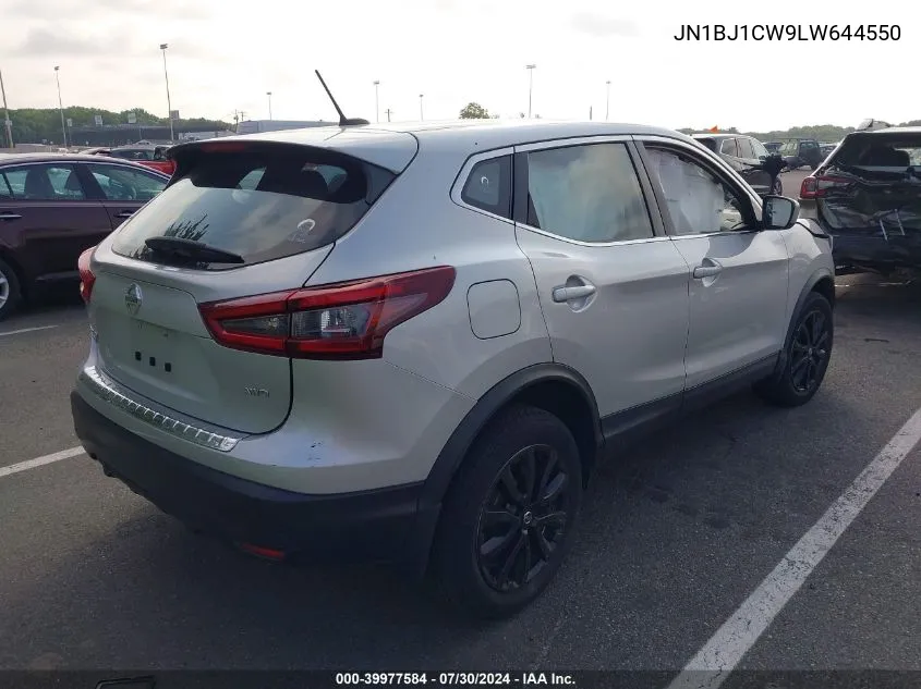 2020 Nissan Rogue Sport S Awd Xtronic Cvt VIN: JN1BJ1CW9LW644550 Lot: 39977584