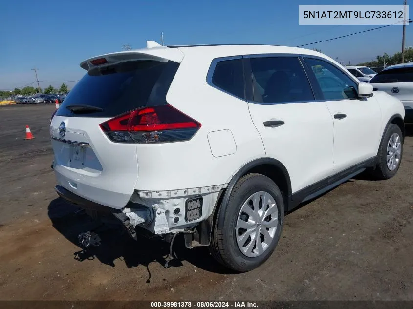 2020 Nissan Rogue S Fwd VIN: 5N1AT2MT9LC733612 Lot: 39981378