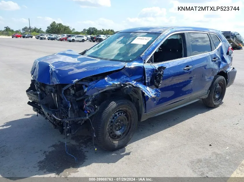 2020 Nissan Rogue S Fwd VIN: KNMAT2MTXLP523744 Lot: 39988763