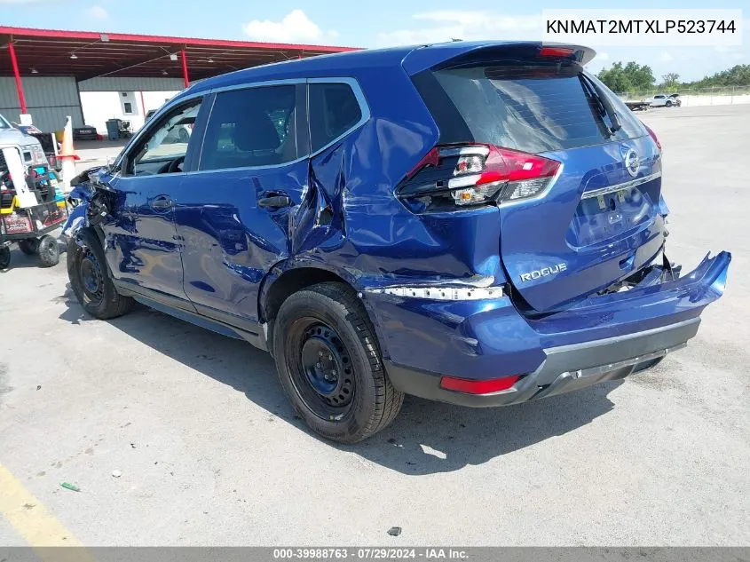 2020 Nissan Rogue S Fwd VIN: KNMAT2MTXLP523744 Lot: 39988763