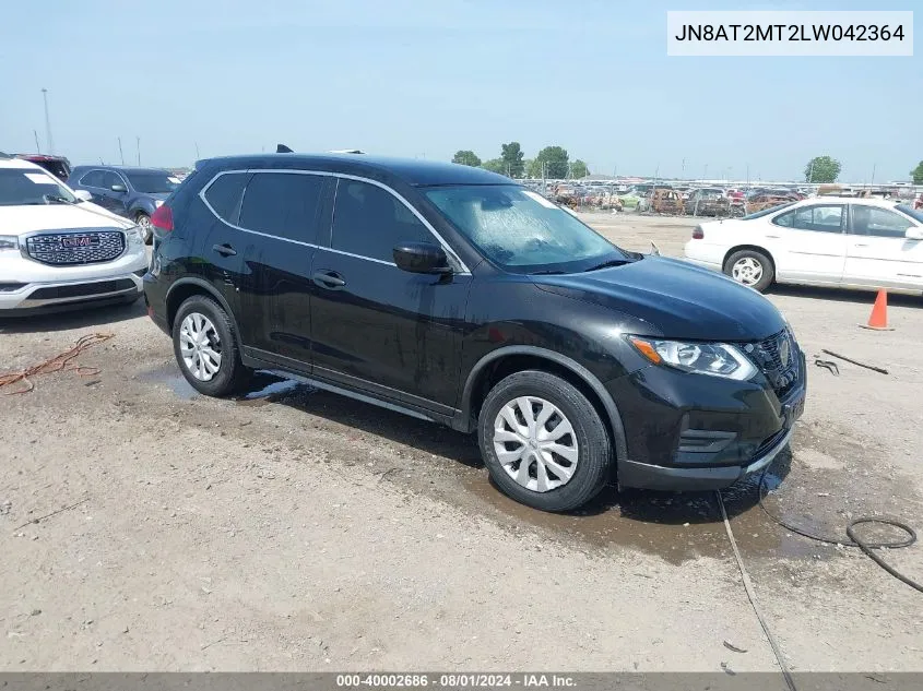 2020 Nissan Rogue S Fwd VIN: JN8AT2MT2LW042364 Lot: 40002686