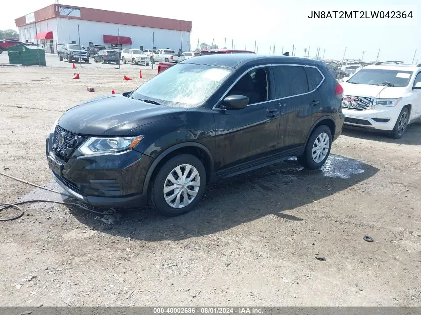 2020 Nissan Rogue S Fwd VIN: JN8AT2MT2LW042364 Lot: 40002686