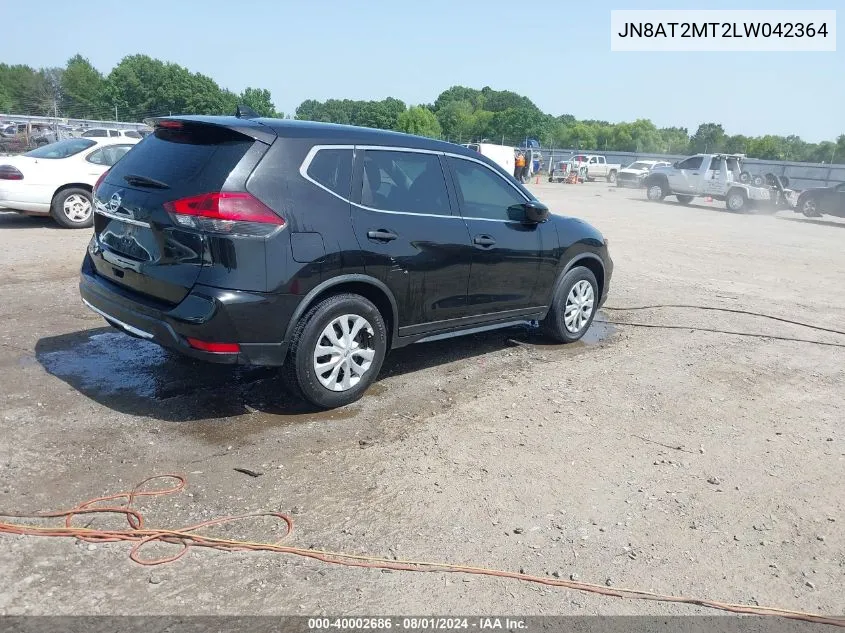 2020 Nissan Rogue S Fwd VIN: JN8AT2MT2LW042364 Lot: 40002686