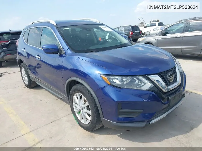 2020 Nissan Rogue Sv Fwd VIN: KNMAT2MT2LP530624 Lot: 40049842