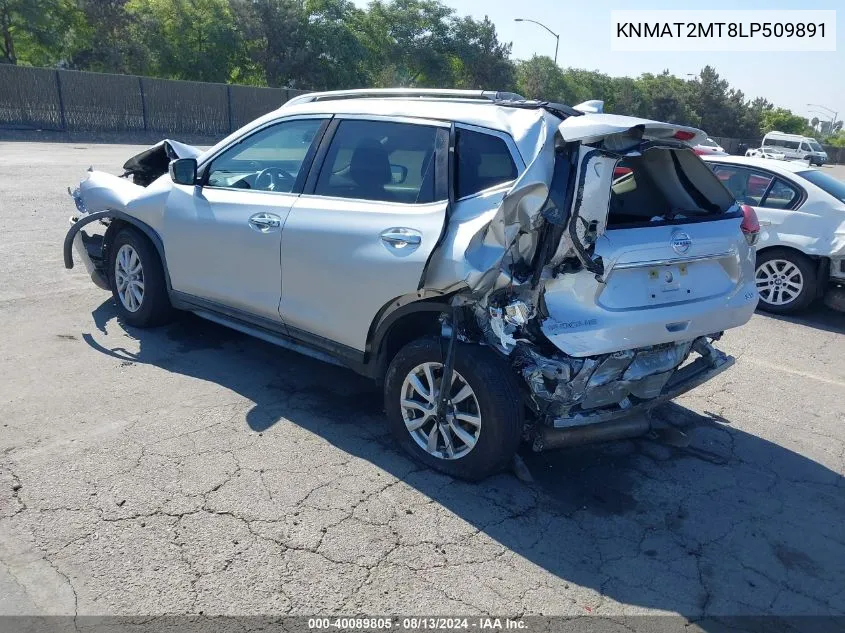 2020 Nissan Rogue S/Sv VIN: KNMAT2MT8LP509891 Lot: 40089805