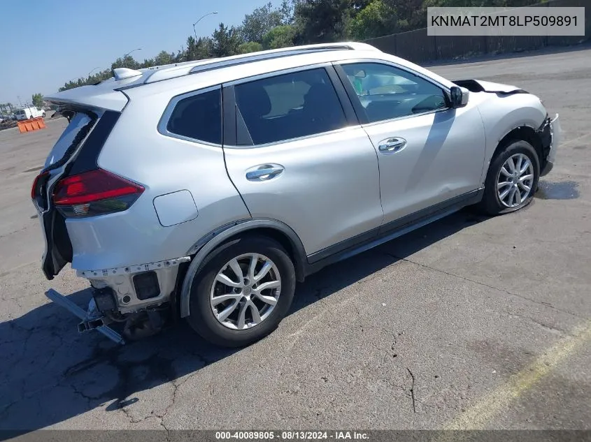 2020 Nissan Rogue S/Sv VIN: KNMAT2MT8LP509891 Lot: 40089805