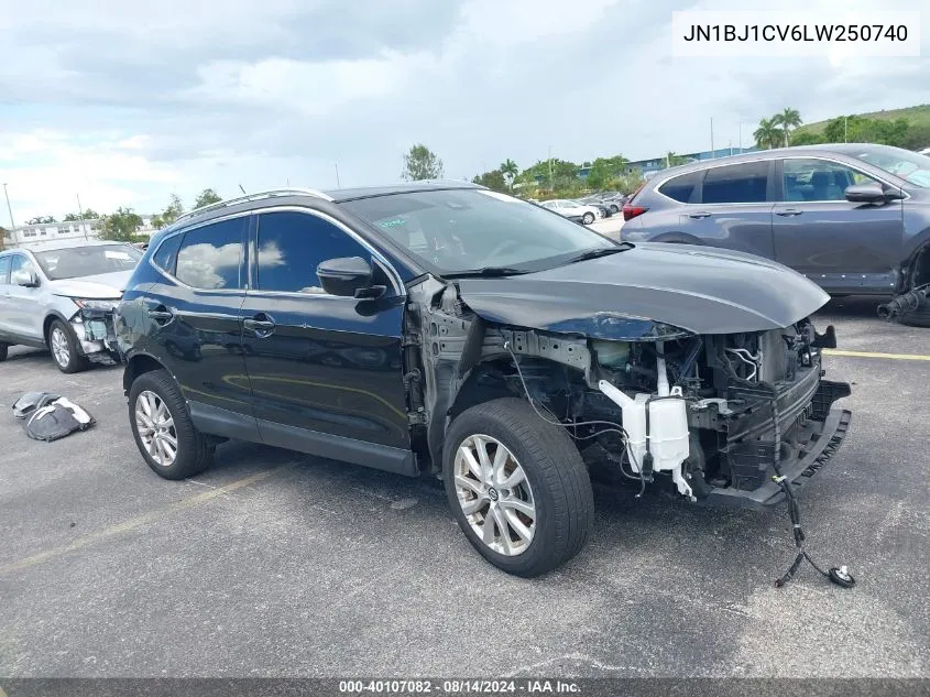 2020 Nissan Rogue Sport Sv Fwd Xtronic Cvt VIN: JN1BJ1CV6LW250740 Lot: 40107082