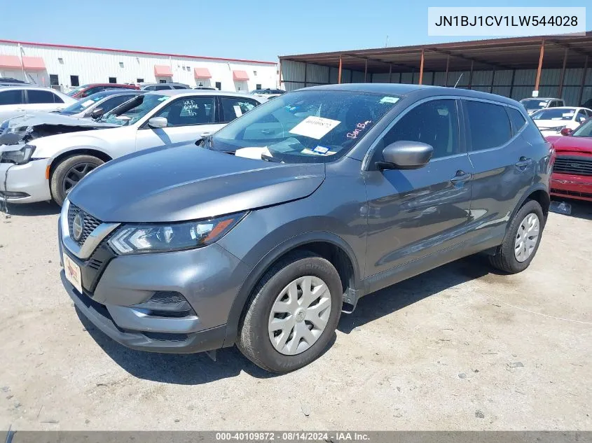 2020 Nissan Rogue Sport S Fwd Xtronic Cvt VIN: JN1BJ1CV1LW544028 Lot: 40109872