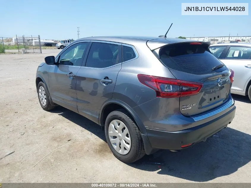 2020 Nissan Rogue Sport S Fwd Xtronic Cvt VIN: JN1BJ1CV1LW544028 Lot: 40109872