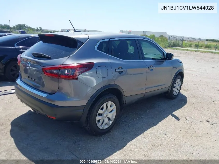 2020 Nissan Rogue Sport S Fwd Xtronic Cvt VIN: JN1BJ1CV1LW544028 Lot: 40109872