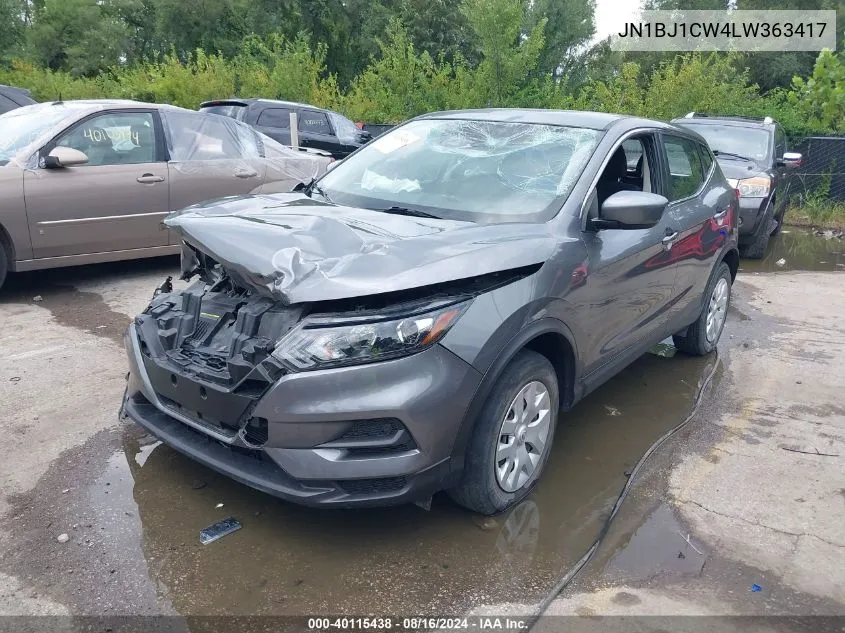 2020 Nissan Rogue Sport S Awd Xtronic Cvt VIN: JN1BJ1CW4LW363417 Lot: 40115438