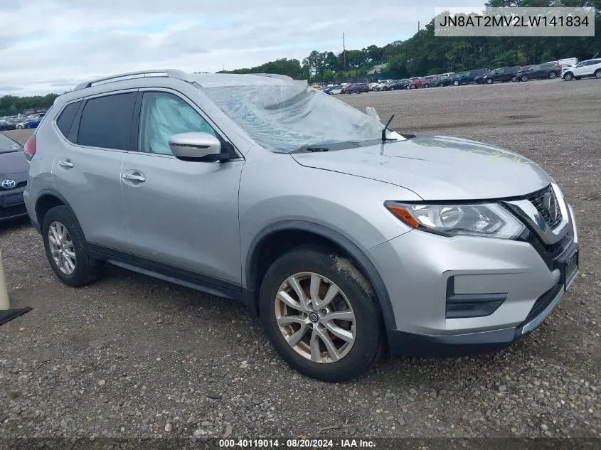 JN8AT2MV2LW141834 2020 Nissan Rogue Sv Intelligent Awd