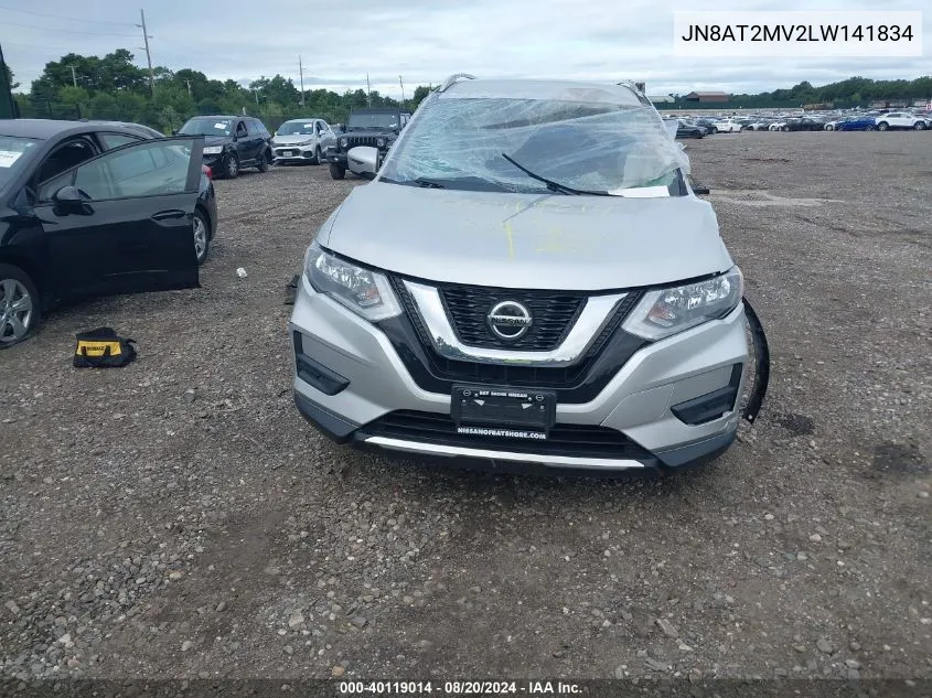 2020 Nissan Rogue Sv Intelligent Awd VIN: JN8AT2MV2LW141834 Lot: 40119014