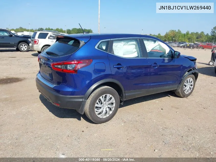 2020 Nissan Rogue Sport S Fwd Xtronic Cvt VIN: JN1BJ1CV1LW269440 Lot: 40119360