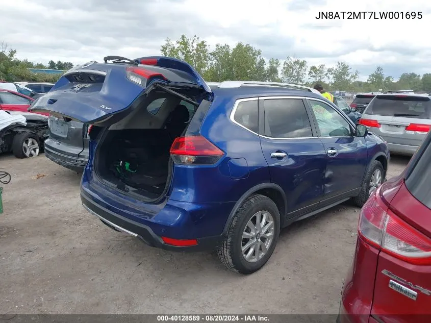 2020 Nissan Rogue Sv Fwd VIN: JN8AT2MT7LW001695 Lot: 40128589