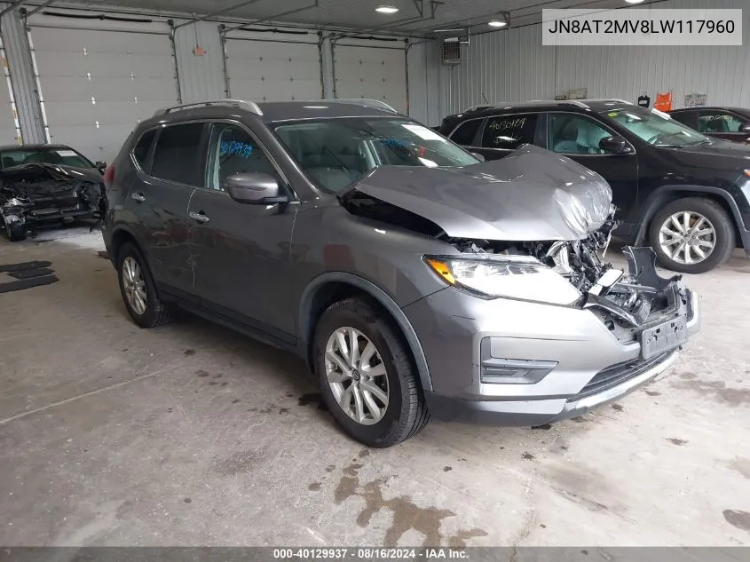 2020 Nissan Rogue Sv Intelligent Awd VIN: JN8AT2MV8LW117960 Lot: 40129937