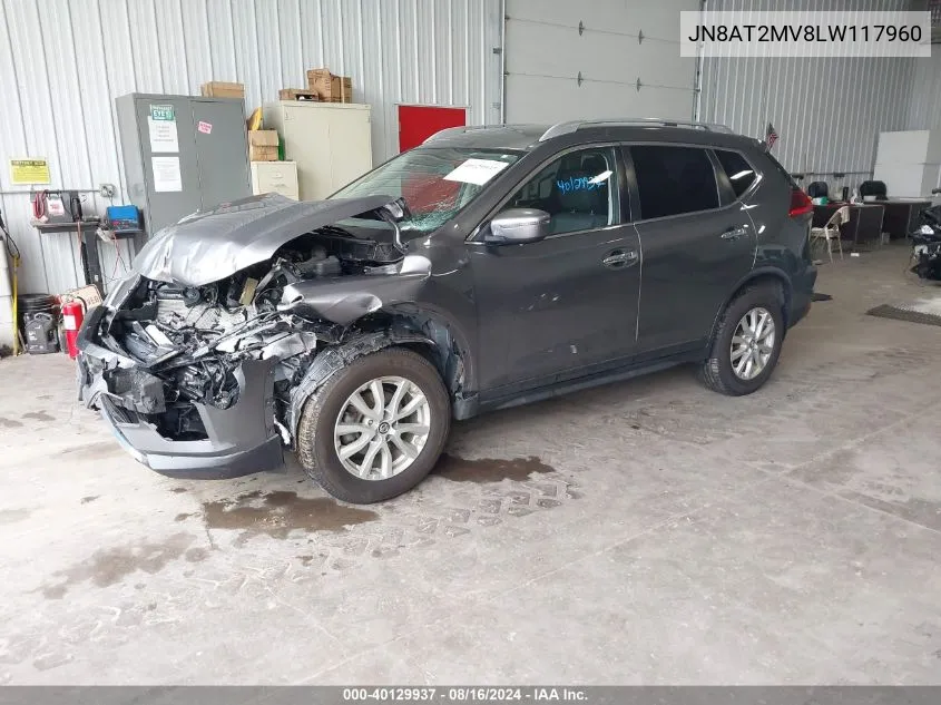 2020 Nissan Rogue Sv Intelligent Awd VIN: JN8AT2MV8LW117960 Lot: 40129937