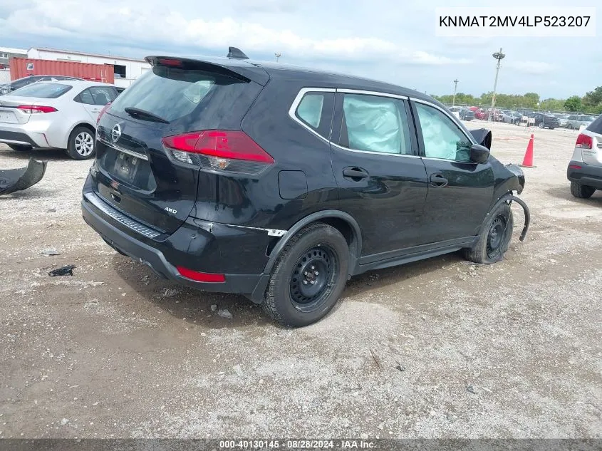 2020 Nissan Rogue S Intelligent Awd VIN: KNMAT2MV4LP523207 Lot: 40130145