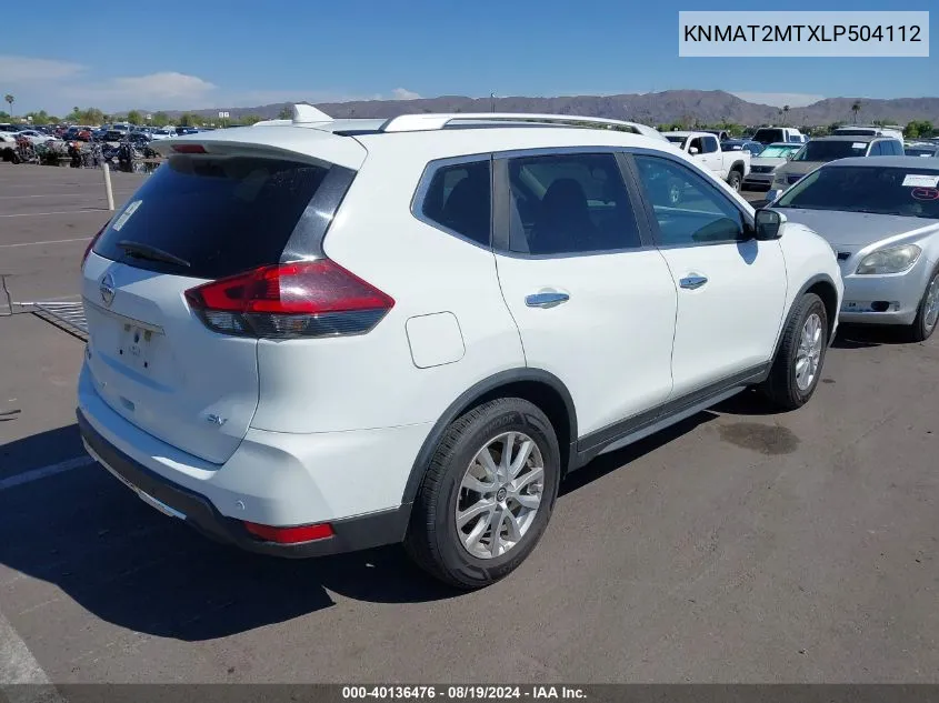 KNMAT2MTXLP504112 2020 Nissan Rogue Sv Fwd