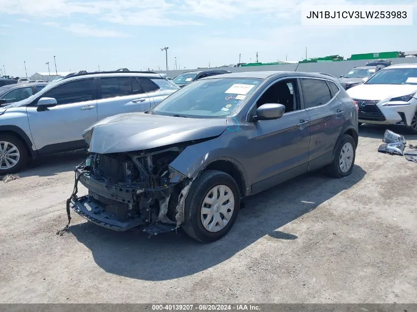 2020 Nissan Rogue Sport S Fwd Xtronic Cvt VIN: JN1BJ1CV3LW253983 Lot: 40139207