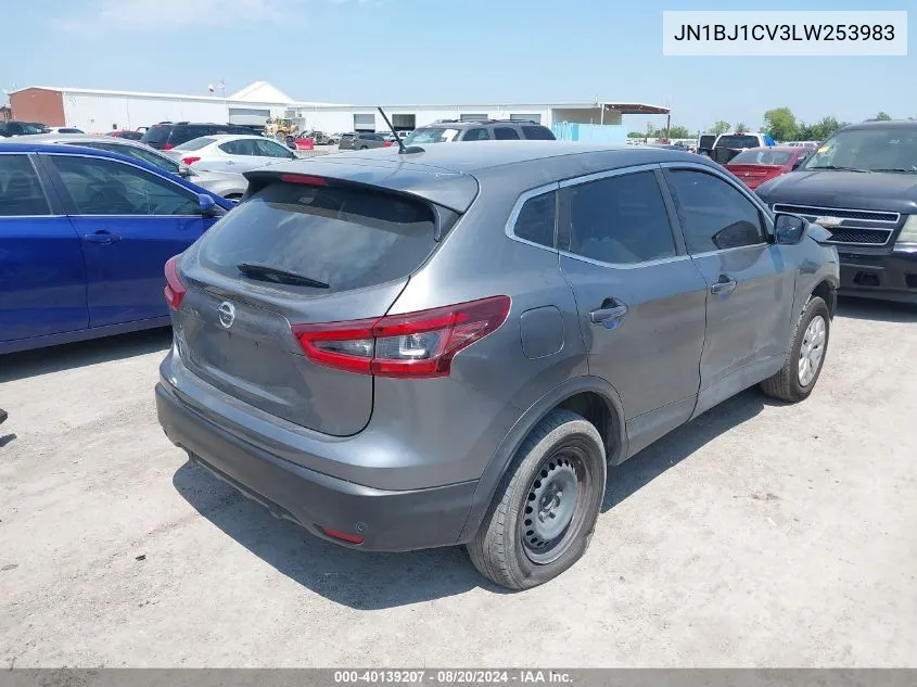 JN1BJ1CV3LW253983 2020 Nissan Rogue Sport S Fwd Xtronic Cvt