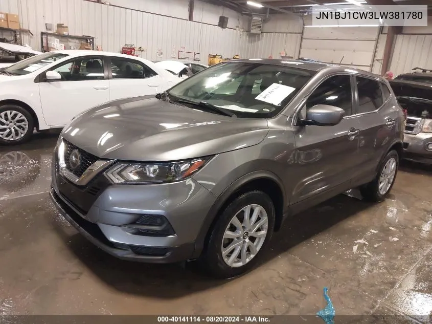 JN1BJ1CW3LW381780 2020 Nissan Rogue Sport S Awd Xtronic Cvt