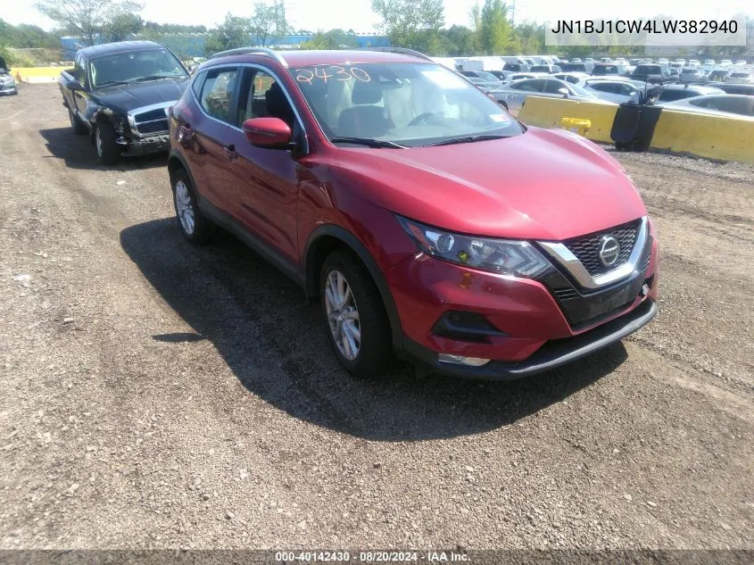 2020 Nissan Rogue Sport Sv Awd Xtronic Cvt VIN: JN1BJ1CW4LW382940 Lot: 40142430