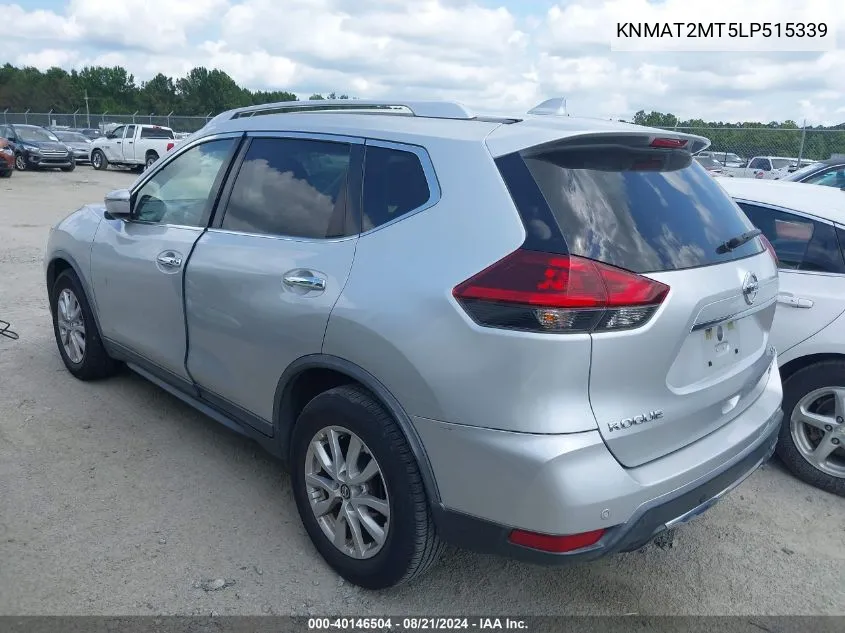 KNMAT2MT5LP515339 2020 Nissan Rogue Sv Fwd