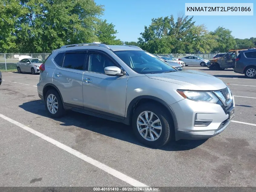 2020 Nissan Rogue Sv Fwd VIN: KNMAT2MT2LP501866 Lot: 40151410