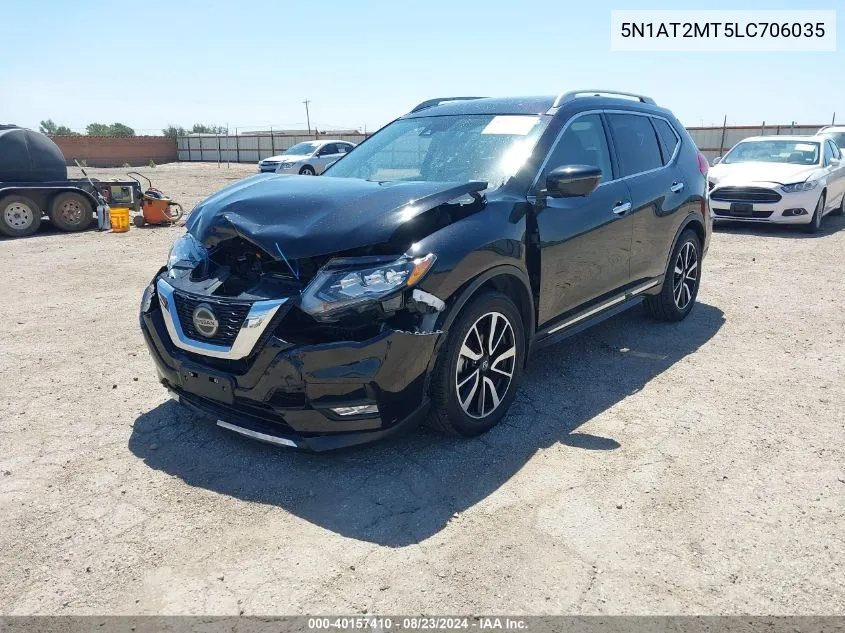 5N1AT2MT5LC706035 2020 Nissan Rogue Sl Fwd