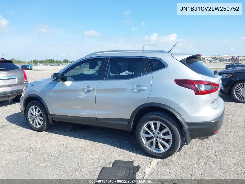 2020 Nissan Rogue Sport Sv Fwd Xtronic Cvt VIN: JN1BJ1CV2LW250752 Lot: 40157540