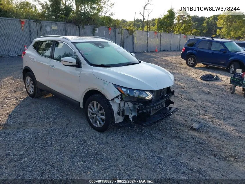 2020 Nissan Rogue Sport Sv Awd Xtronic Cvt VIN: JN1BJ1CW8LW378244 Lot: 40158828