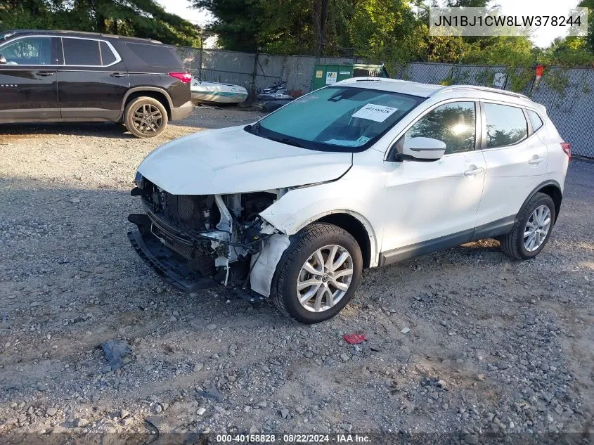 2020 Nissan Rogue Sport Sv Awd Xtronic Cvt VIN: JN1BJ1CW8LW378244 Lot: 40158828