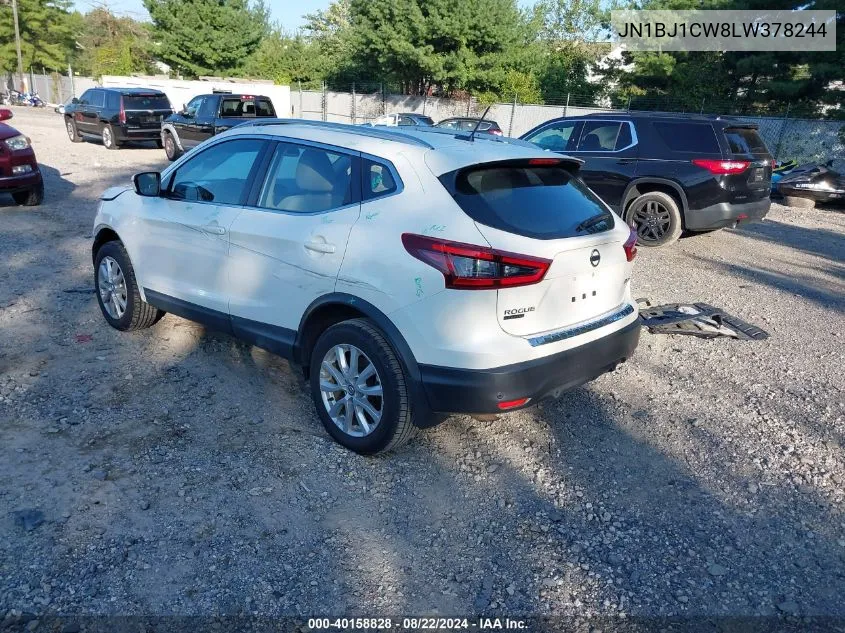 2020 Nissan Rogue Sport Sv Awd Xtronic Cvt VIN: JN1BJ1CW8LW378244 Lot: 40158828