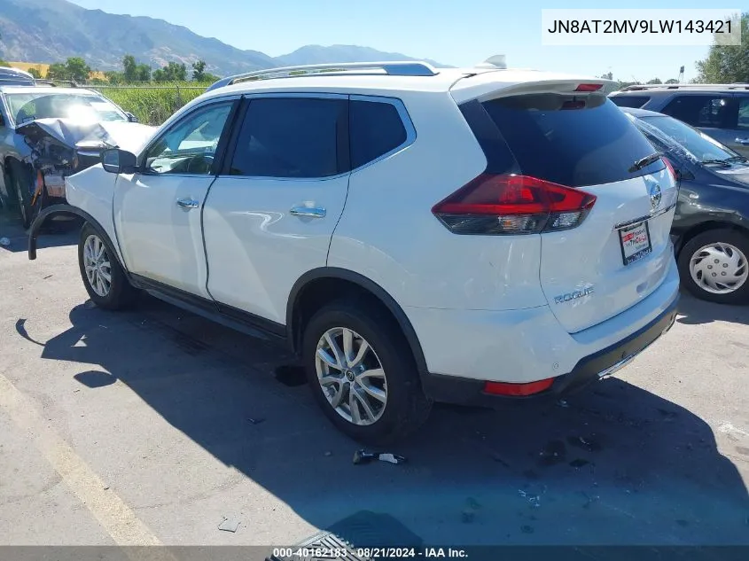 2020 Nissan Rogue S/Sv VIN: JN8AT2MV9LW143421 Lot: 40162183