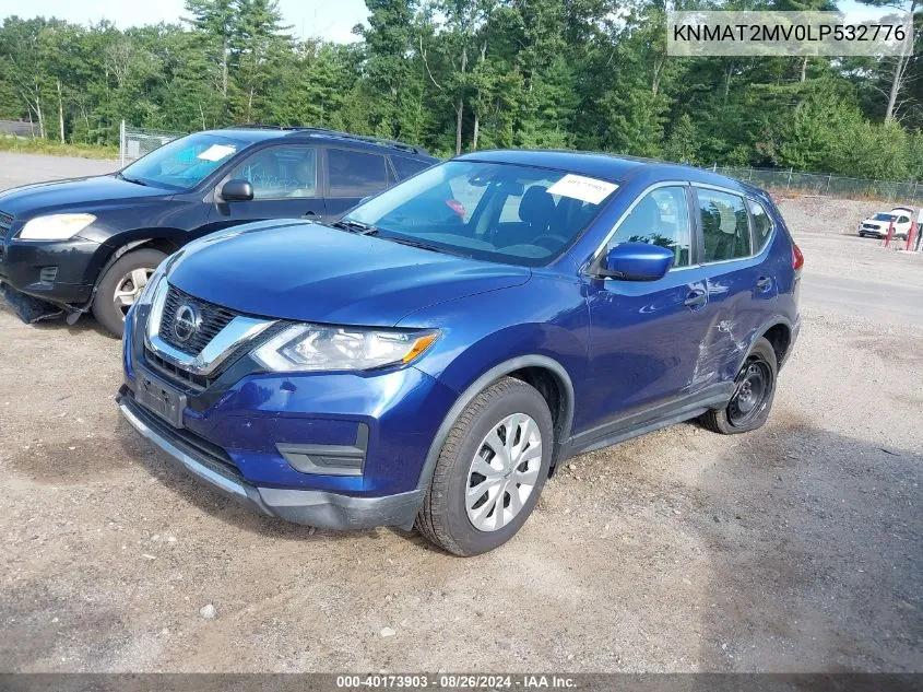 2020 Nissan Rogue S Intelligent Awd VIN: KNMAT2MV0LP532776 Lot: 40173903