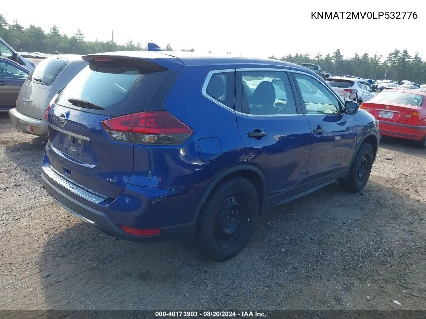 KNMAT2MV0LP532776 2020 Nissan Rogue S Intelligent Awd