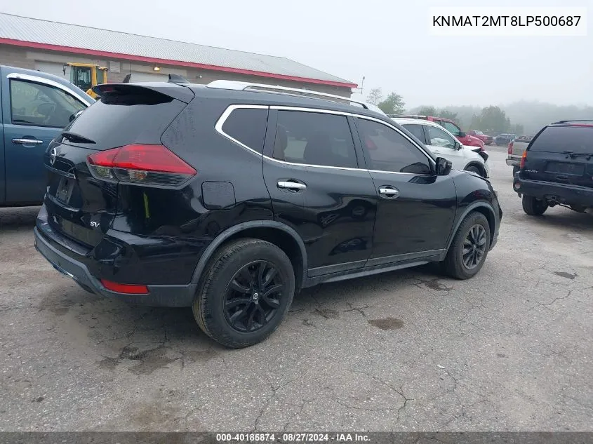 KNMAT2MT8LP500687 2020 Nissan Rogue Sv Fwd