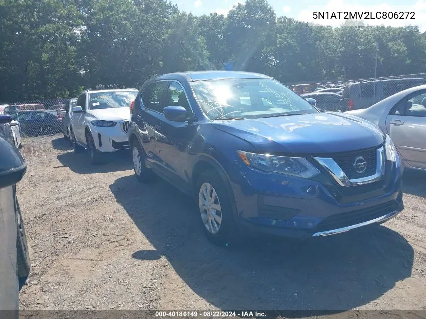 2020 Nissan Rogue S Intelligent Awd VIN: 5N1AT2MV2LC806272 Lot: 40186149