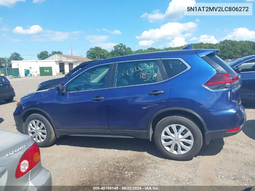 2020 Nissan Rogue S Intelligent Awd VIN: 5N1AT2MV2LC806272 Lot: 40186149