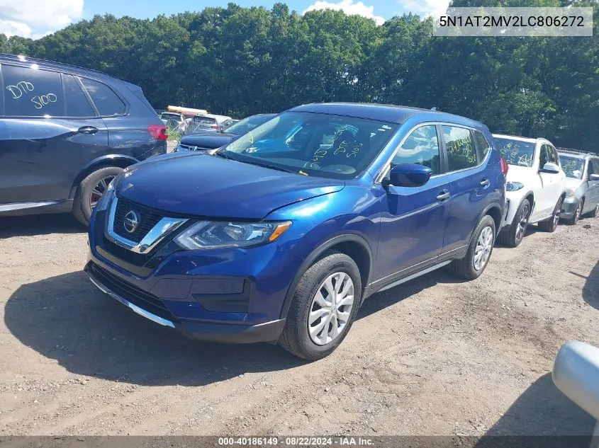 2020 Nissan Rogue S Intelligent Awd VIN: 5N1AT2MV2LC806272 Lot: 40186149