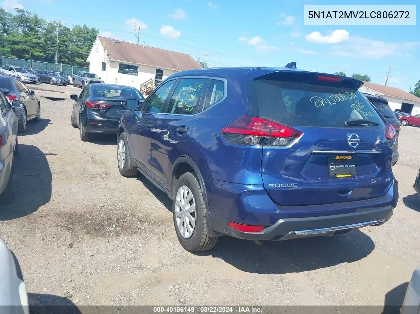 5N1AT2MV2LC806272 2020 Nissan Rogue S Intelligent Awd