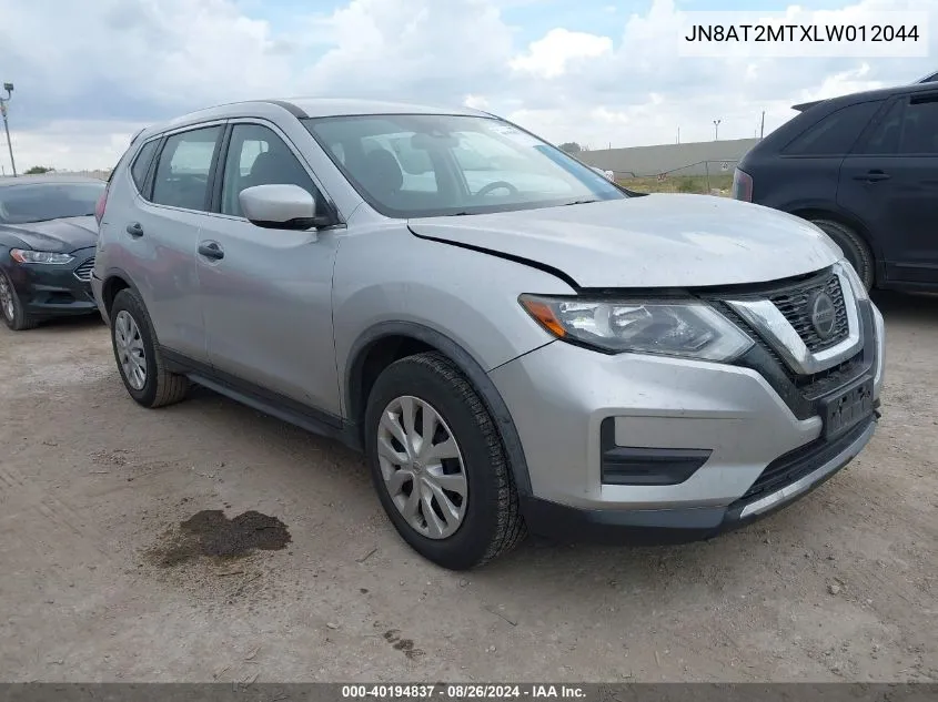 2020 Nissan Rogue S Fwd VIN: JN8AT2MTXLW012044 Lot: 40194837